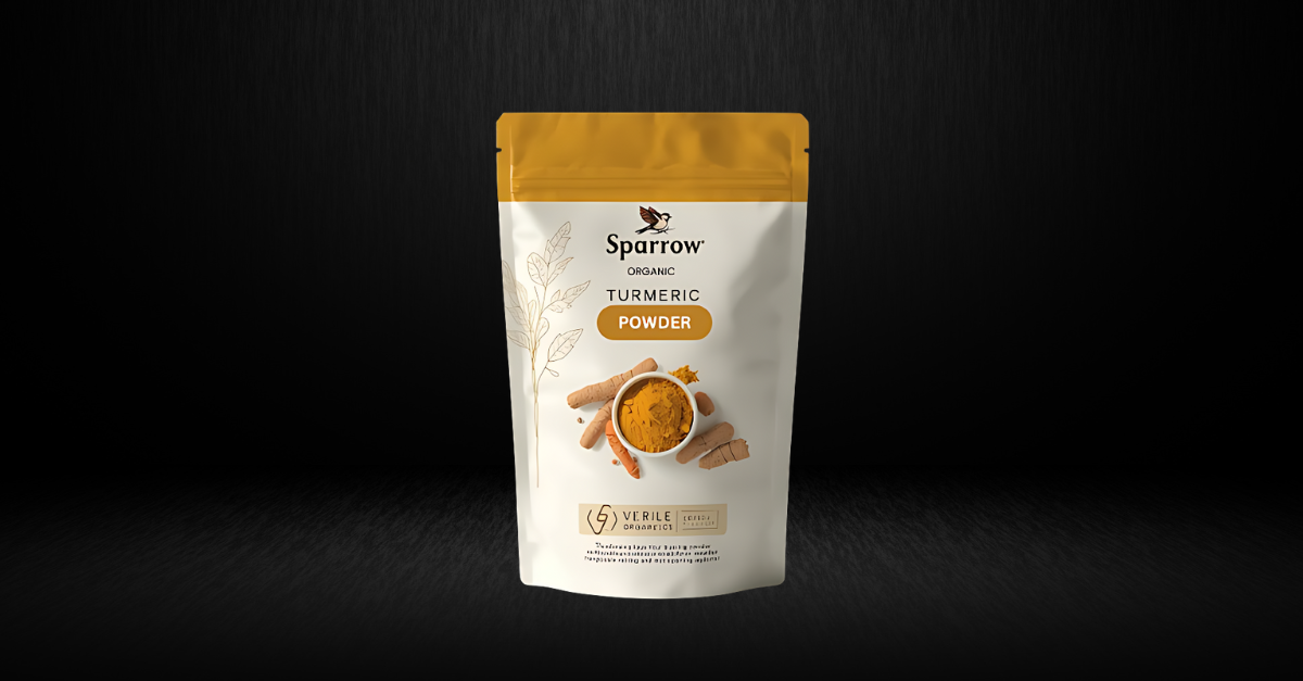 Organic Turmeric Powder package